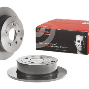 Brembo Brake Rotor, Solid, One Piece Design, Wheel Bolt Pattern 5 X 114.3 Millimeter – 08A60011C02