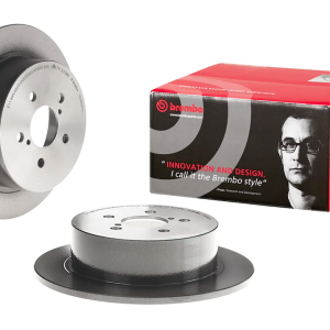 Brembo Brake Rotor, Prime, Solid, One Piece Design, Wheel Bolt Pattern 5 X 100 Millimeter – 08A60511C02