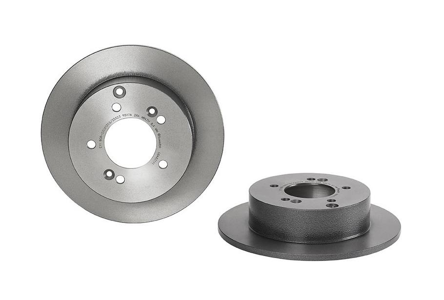Brembo Brake Rotor, Solid, One Piece Design, Wheel Bolt Pattern 5 X 114.3 Millimeter – 08A63111C02