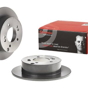 Brembo Brake Rotor, Solid, One Piece Design, Wheel Bolt Pattern 5 X 114.3 Millimeter – 08A63111C02