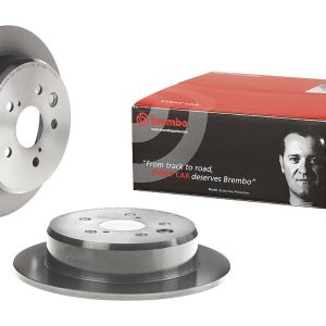 Brembo Brake Rotor, Solid, One Piece Design, Wheel Bolt Pattern 5 X 114.3 Millimeter – 08A63511C02