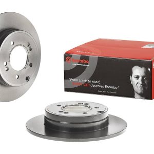 Brembo Brake Rotor, Solid, One Piece Design, Wheel Bolt Pattern 5 X 114.3 Millimeter – 08A70811C02