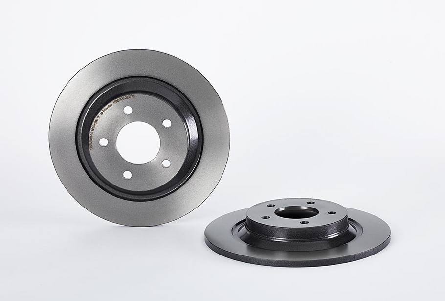 Brembo Brake Rotor, Solid, One Piece Design, Wheel Bolt Pattern 5 X 114.3 Millimeter – 08A71111C02