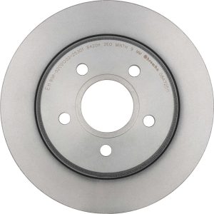 Brembo Brake Rotor, Prime, Solid, One Piece Design, Wheel Bolt Pattern 5 X 107.95 Millimeter – 08A72511C02