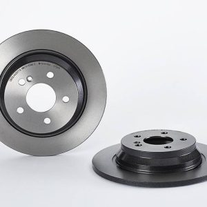 Brembo Brake Rotor, Solid, One Piece Design, Wheel Bolt Pattern 5 X 112 Millimeter – 08A73411C02