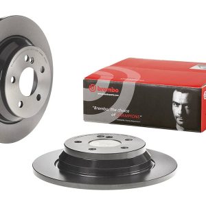 Brembo Brake Rotor, Solid, One Piece Design, Wheel Bolt Pattern 5 X 112 Millimeter – 08A73411C02