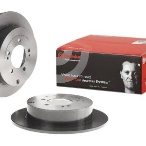 Brembo Brake Rotor, Solid, One Piece Design, Wheel Bolt Pattern 5 X 114.3 Millimeter – 08A75511C02