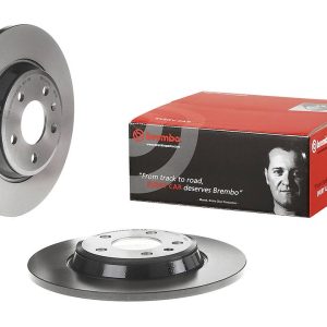 Brembo Brake Rotor, Solid, One Piece Design, Wheel Bolt Pattern 5 X 112 Millimeter – 08A75911C02
