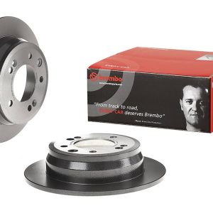 Brembo Brake Rotor, Solid, One Piece Design, Wheel Bolt Pattern 5 X 114.3 Millimeter – 08A86911C02
