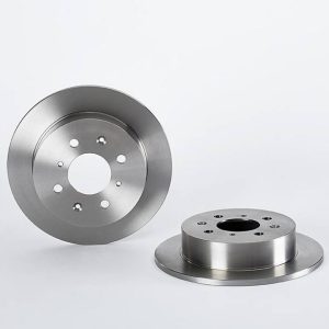 Brembo Brake Rotor, Solid, One Piece Design, Wheel Bolt Pattern 4 X 100 Millimeter – 08A92010C02