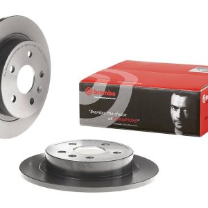 Brembo Brake Rotor, Solid, One Piece Design, Wheel Bolt Pattern 5 X 120 Millimeter – 08A97011C02