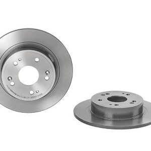 Brembo Brake Rotor, Solid, One Piece Design, Wheel Bolt Pattern 5 X 114.3 Millimeter – 08B27111C02
