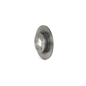 Brembo Brake Rotor, Xtra, Solid Cross Drilled, One Piece Design, Wheel Bolt Pattern 5 X 114.3 Millimeter – 08B2711XC02