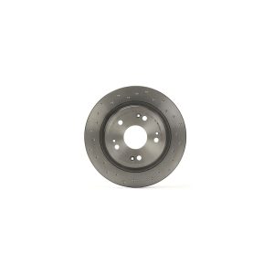 Brembo Brake Rotor, Xtra, Solid Cross Drilled, One Piece Design, Wheel Bolt Pattern 5 X 114.3 Millimeter – 08B2711XC02