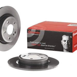Brembo Brake Rotor, Solid, One Piece Design, Wheel Bolt Pattern 5 X 112 Millimeter – 08B34841C02