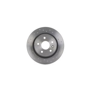 Brembo Brake Rotor, Xtra, Solid Cross Drilled, One Piece Design, Wheel Bolt Pattern 5 X 105 Millimeter – 08B3571XC02
