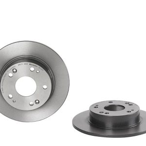 Brembo Brake Rotor, Solid, One Piece Design, Wheel Bolt Pattern 5 X 114.3 Millimeter – 08B43911C02
