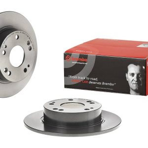 Brembo Brake Rotor, Solid, One Piece Design, Wheel Bolt Pattern 5 X 114.3 Millimeter – 08B43911C02