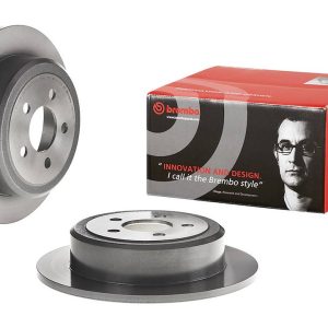 Brembo Brake Rotor, Solid, One Piece Design, Wheel Bolt Pattern 5 X 114.3 Millimeter – 08B52911C02
