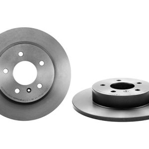 Brembo Brake Rotor, Solid, One Piece Design, Wheel Bolt Pattern 5 X 115 Millimeter – 08B55811C02