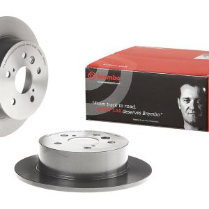 Brembo Brake Rotor, Solid, One Piece Design, Wheel Bolt Pattern 5 X 114.3 Millimeter – 08B56611C02