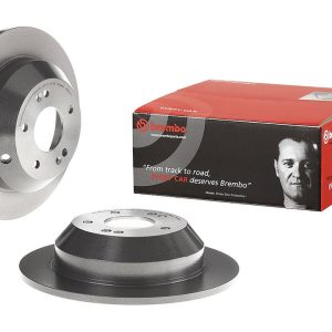 Brembo Brake Rotor, Solid, One Piece Design, Wheel Bolt Pattern 5 X 114.3 Millimeter – 08B60511C02