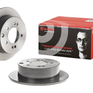 Brembo Brake Rotor, Solid, One Piece Design, Wheel Bolt Pattern 5 X 114.3 Millimeter – 08B66711C02