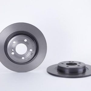 Brembo Brake Rotor, Solid, One Piece Design, Wheel Bolt Pattern 5 X 112 Millimeter – 08B74141C02