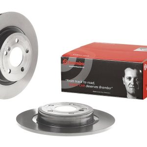 Brembo Brake Rotor, Solid, One Piece Design, Wheel Bolt Pattern 5 X 112 Millimeter – 08B74141C02