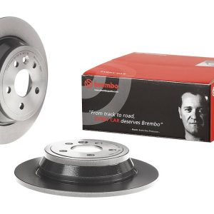 Brembo Brake Rotor, Solid, One Piece Design, Wheel Bolt Pattern 5 X 107.95 Millimeter – 08B80411C02