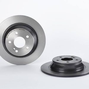 Brembo Brake Rotor, Solid, One Piece Design, Wheel Bolt Pattern 5 X 112 Millimeter – 08B84411C02