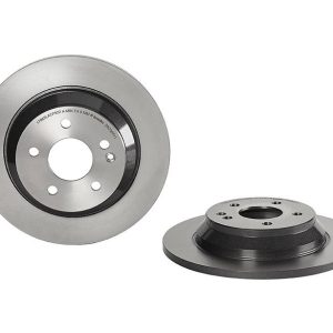 Brembo Brake Rotor, Solid, One Piece Design, Wheel Bolt Pattern 5 X 112 Millimeter – 08C06511C02