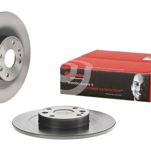 Brembo Brake Rotor, Solid, One Piece Design, Wheel Bolt Pattern 4 X 100 Millimeter – 08C13511C02