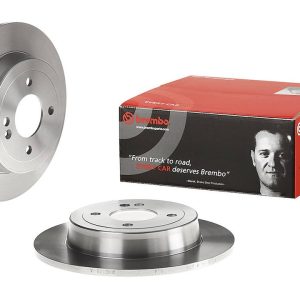 Brembo Brake Rotor, Solid, One Piece Design, Wheel Bolt Pattern 4 X 100 Millimeter – 08C17210C02