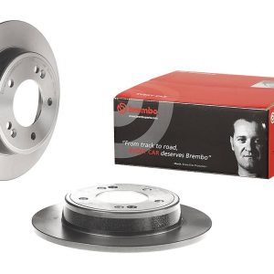 Brembo Brake Rotor, Solid, One Piece Design, Wheel Bolt Pattern 5 X 114.3 Millimeter – 08C17221C02