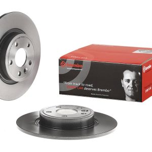 Brembo Brake Rotor, Solid, One Piece Design, Wheel Bolt Pattern 5 X 107.95 Millimeter – 08C20811C02