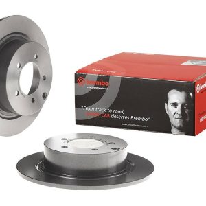 Brembo Brake Rotor, Solid, One Piece Design, Wheel Bolt Pattern 5 X 114.3 Millimeter – 08C24711C02