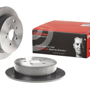 Brembo Brake Rotor, Solid, One Piece Design, Wheel Bolt Pattern 5 X 100 Millimeter – 08C25211C02