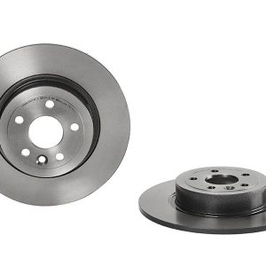 Brembo Brake Rotor, Solid, One Piece Design, Wheel Bolt Pattern 5 X 107.95 Millimeter – 08C30111C02