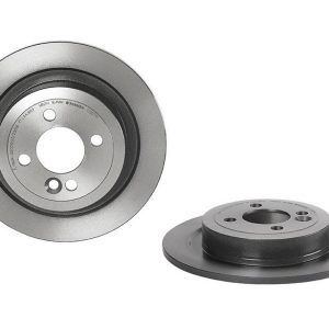 Brembo Brake Rotor, Solid, One Piece Design, Wheel Bolt Pattern 4 X 100 Millimeter – 08C30711C02