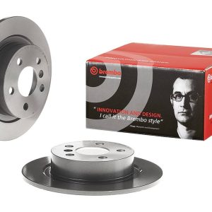 Brembo Brake Rotor, Solid, One Piece Design, Wheel Bolt Pattern 5 X 112 Millimeter – 08C35211C02