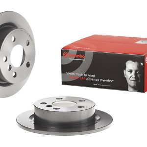 Brembo Brake Rotor, Solid, One Piece Design, Wheel Bolt Pattern 5 X 112 Millimeter – 08C74511C02