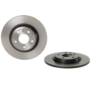 Brembo Brake Rotor, Solid, One Piece Design, Wheel Bolt Pattern 5 X 112 Millimeter – 08D06011C02
