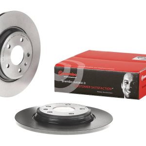 Brembo Brake Rotor, Solid, One Piece Design, Wheel Bolt Pattern 5 X 112 Millimeter – 08D06011C02