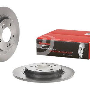 Brembo Brake Rotor, Solid, One Piece Design, Wheel Bolt Pattern 5 X 114.3 Millimeter – 08D22011C02