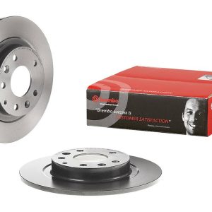 Brembo Brake Rotor, Solid, One Piece Design, Wheel Bolt Pattern 5 X 114.3 Millimeter – 08D22211C02