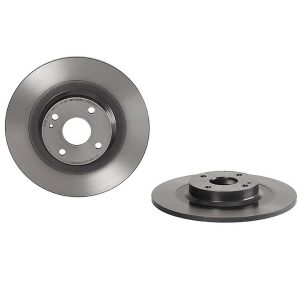 Brembo Brake Rotor, Solid, One Piece Design, Wheel Bolt Pattern 4 X 100 Millimeter – 08D22411C02