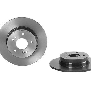 Brembo Brake Rotor, Solid, One Piece Design, Wheel Bolt Pattern 5 X 112 Millimeter – 08D34011C02