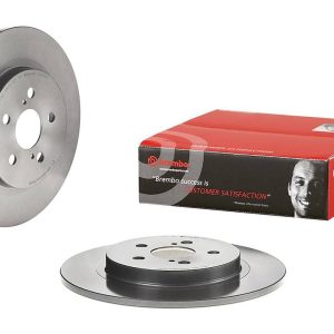 Brembo Brake Rotor, Solid, One Piece Design, Wheel Bolt Pattern 5 X 100 Millimeter – 08D41611C02