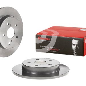 Brembo Brake Rotor, Solid, One Piece Design, Wheel Bolt Pattern 5 X 114.3 Millimeter – 08D41811C02
